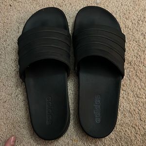 Women’s Adidas Black Slides